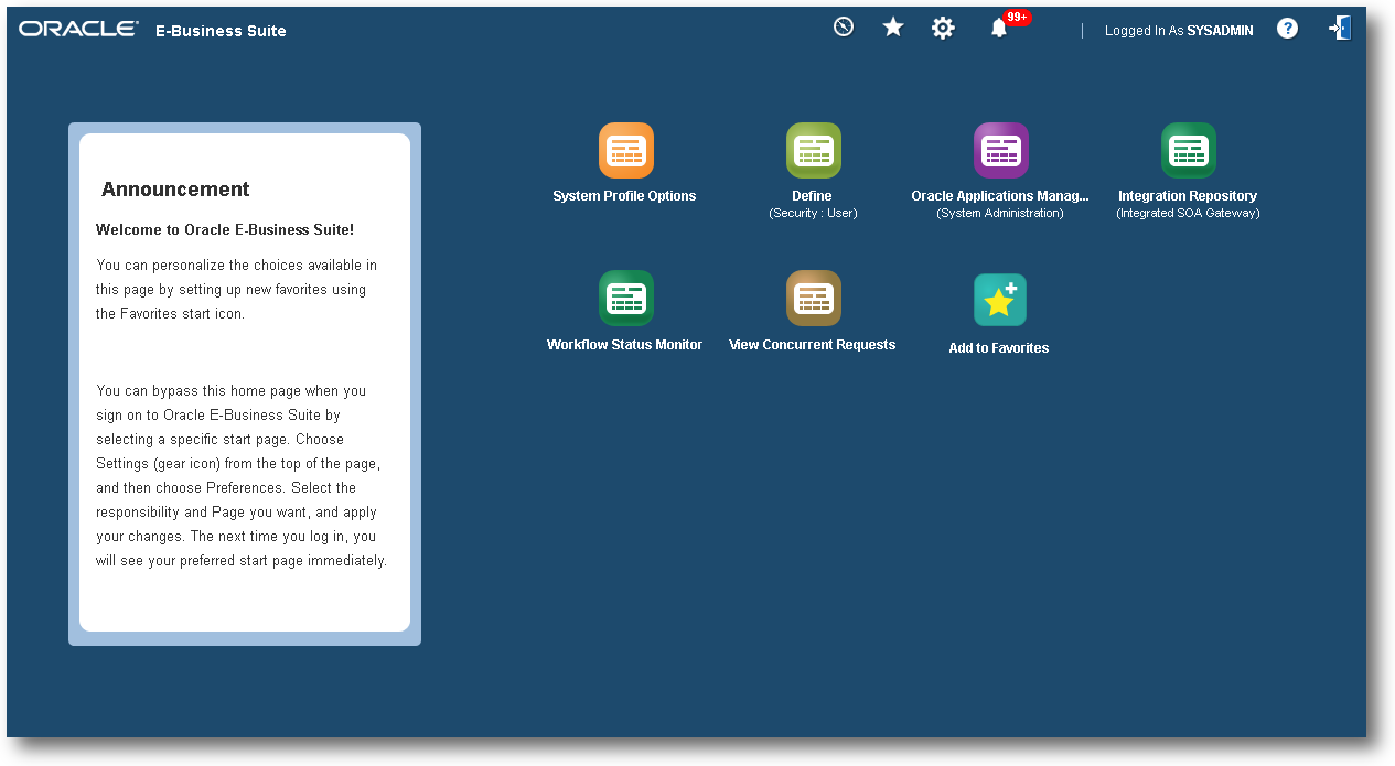 Simplified Homepage