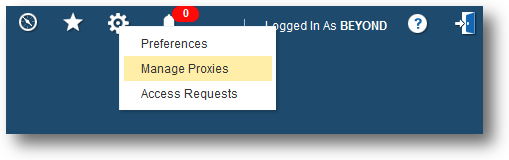 Select Manage Proxies