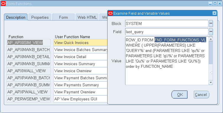 Form Last Query