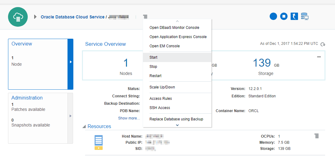 Starting and Stopping Services